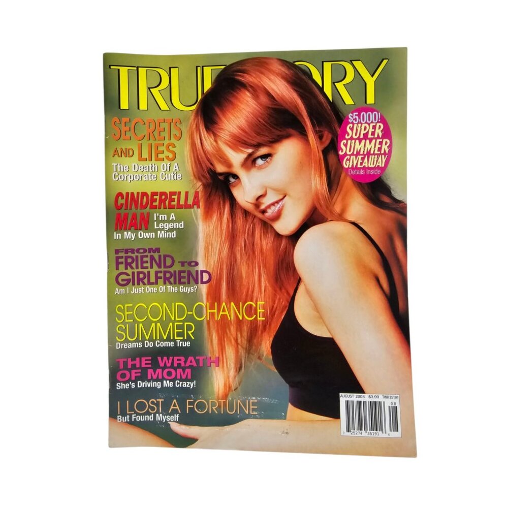 True Story  magazine - August 2008 . Back Issue August 2008
